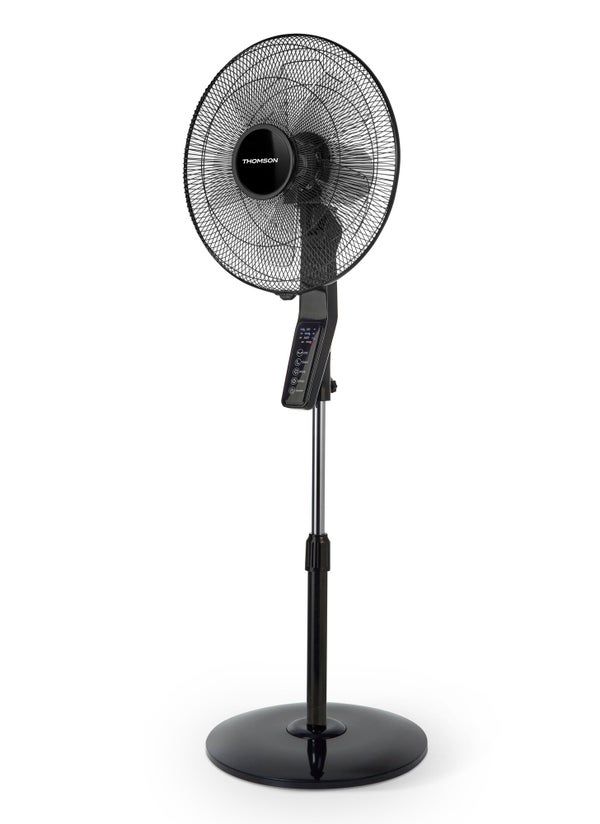 Ventilateur sur pied, THOMSON noir 60 W, D40 cm
