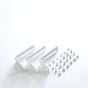 Lot de 3 équerres murales blanc pour tout type de store, 2.5 à 7 cm