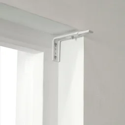 Lot de 3 équerres murales blanc pour tout type de store, 6 à 16 cm