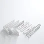 Lot de 3 équerres murales blanc pour tout type de store, 6 à 16 cm