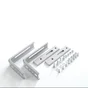 Lot de 2 équerres murales gris pour tout type de store, 6 à 16 cm