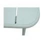 Table de jardin CAFE carrée en métal coloris vert – 2 personnes