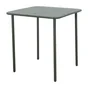 Table de jardin Café carré vert 4 personnes