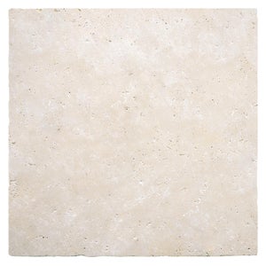 Carrelage effet travertin beige l.60 x L.60 cm