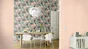 Papier peint intissé Jungle orchidée multicolore