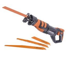 Scie Sabre Sans Fil Avec Batterie 1.5Ah - Vitesse Variable 0-1900 Tr/min, 4 Lames, Profondeur De Coupe Bois 150mm