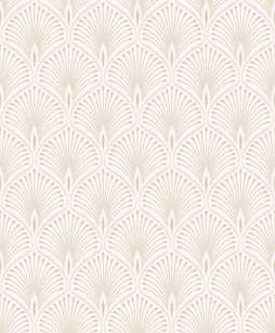 Papier peint intissé Leyla blanc/argent