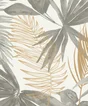 Papier peint vinyle Wild palms gris