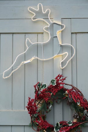 Décor Noël lumineux motif renne BLACHERE ILLUMINATION