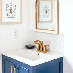 Lot de 2 adhésifs décoratifs, crédences, Blok béton XL blanc 57,3 cm x 29,4 cm