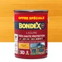 Lasure BONDEX très haute protection 8 ans chêne dore satiné 6 l