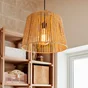 Suspension Quintana, papier, beige, diam.40 cm, E27