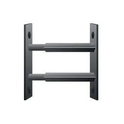 2 barreaux télescopiques pour fenêtre, acier gris, MOTTEZ, L.55 à 103 cm
