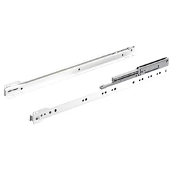 Coulisse pour tiroir à galets, HETTICH 20 kg L.40 cm