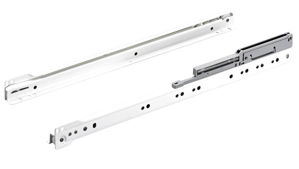 Coulisse pour tiroir à galets, HETTICH 20 kg L.45 cm