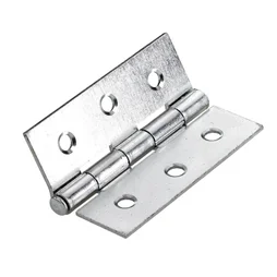 Lot de 2 charnières universel acier pour meuble, L.42 x l.57 mm