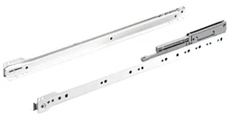 Coulisse pour tiroir à galets, HETTICH 20 kg L.50 cm