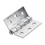 Lot de 2 charnières universel acier pour meuble, L.62 x l.64 mm