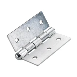 Lot de 2 charnières universel acier pour meuble, L.68 x l.76 mm