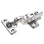 Charnière invisible pour meuble, à clipser 26 mm, rentrant ouverture 110
