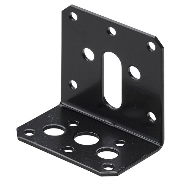 Equerre noir HETTICH, l.38 mm x P.58 cm