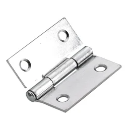 Lot de 2 charnières universel acier pour meuble, HETTICH, L.36 x l.38 mm