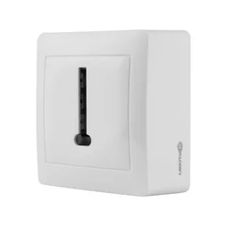 Prise téléphonique saillie surface, LEXMAN, blanc