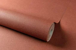 Papier peint intissé Textile mat INSPIRE terracotta
