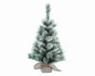 Mini sapin artificiel enneige Imperial d42/h60cm 34 pointes sac jute