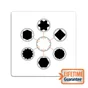 Douille 12 pans 1/2 en chrome vanadium DEXTER PRO, diam. 32 mm