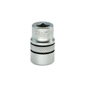 Douille 12 pans 1/4 en chrome vanadium DEXTER PRO, diam. 11 mm