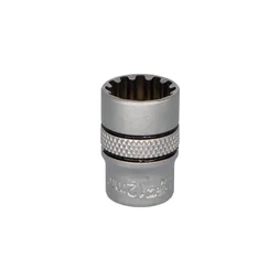 Douille 12 pans 1/4 en chrome vanadium DEXTER PRO, diam. 12 mm