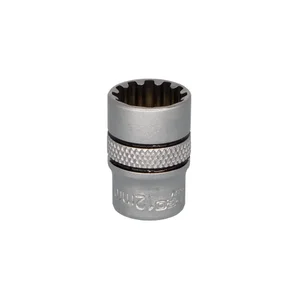 Douille 12 pans 1/4 en chrome vanadium DEXTER PRO, diam. 12 mm
