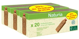 Allume feu enflamettes Naturia x 20 par 3 20% gratuit