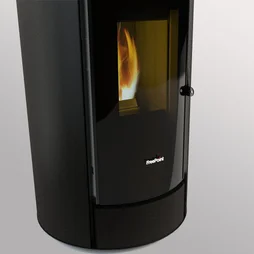 Poêle à granulés FREEPOINT Breeze wi-fi noir 9.1 kw