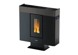 Poêle à granulés FREEPOINT Moon airtight wi-fi gris 10 kW