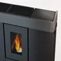 Poêle à granulés FREEPOINT Moon airtight wi-fi gris 10 kW
