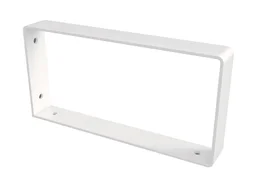 Equerre Style industriel acier mat blanc, H.10.6 x P.21 cm REI