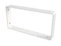 Equerre Style industriel acier mat blanc, H.10.6 x P.21 cm REI