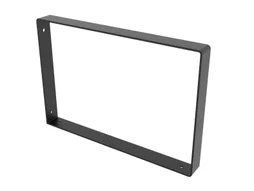 Equerre Style industriel acier mat noir, Hauteur 31.1 x Profondeur 21 cm