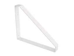Equerre Style industriel acier mat blanc, H.21 x P.21 cm REI