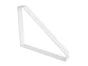 Equerre Style industriel acier mat blanc, H.21 x P.21 cm REI