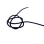 Câble tissu rond, bleu marine, 3 m