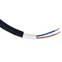 Câble tissu rond, bleu marine, 3 m