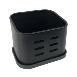 Porte-éponge noir l.11xP.8.5xH.8.5cm