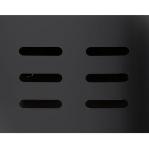 Porte-éponge noir l.11xP.8.5xH.8.5cm