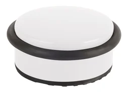 Bloque-porte amovible SUKI inox blanc L.  10.5 x H. 4.5 x L.  10.5 cm