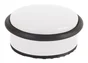 Bloque-porte amovible SUKI inox blanc L.  10.5 x H. 4.5 x L.  10.5 cm