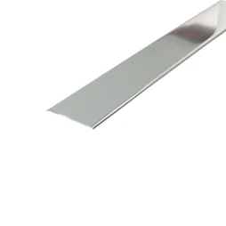 seuil adhésif plat alu brillant 93cmx30mm