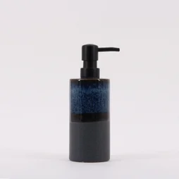 Distributeur de savon en porcelaine Otto, bleu